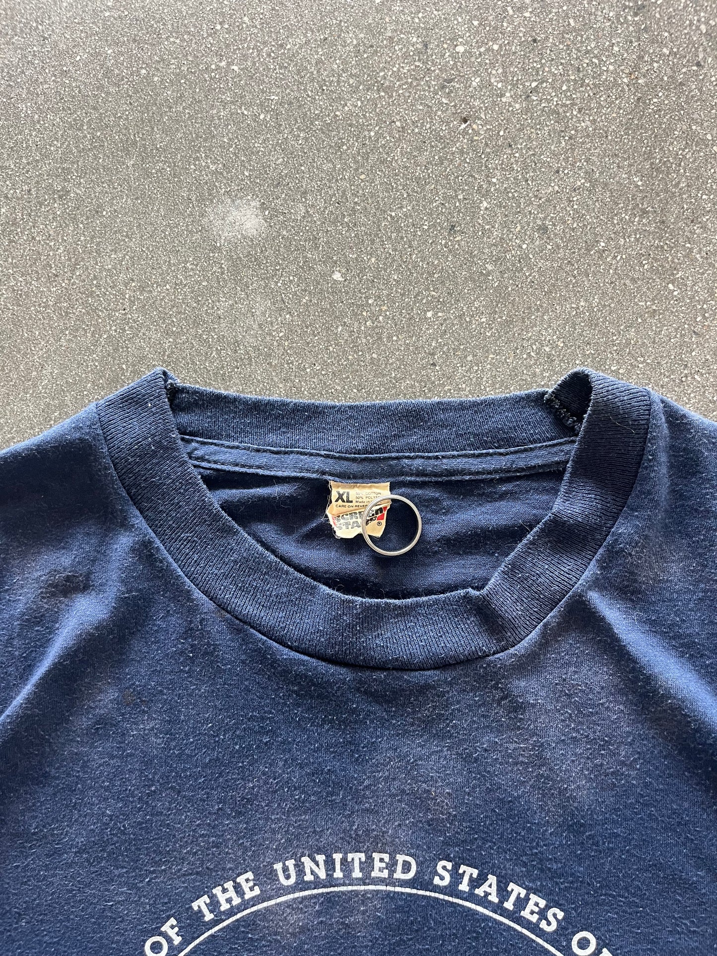 80’S SUNFADED “EMBASSY” TEE - L