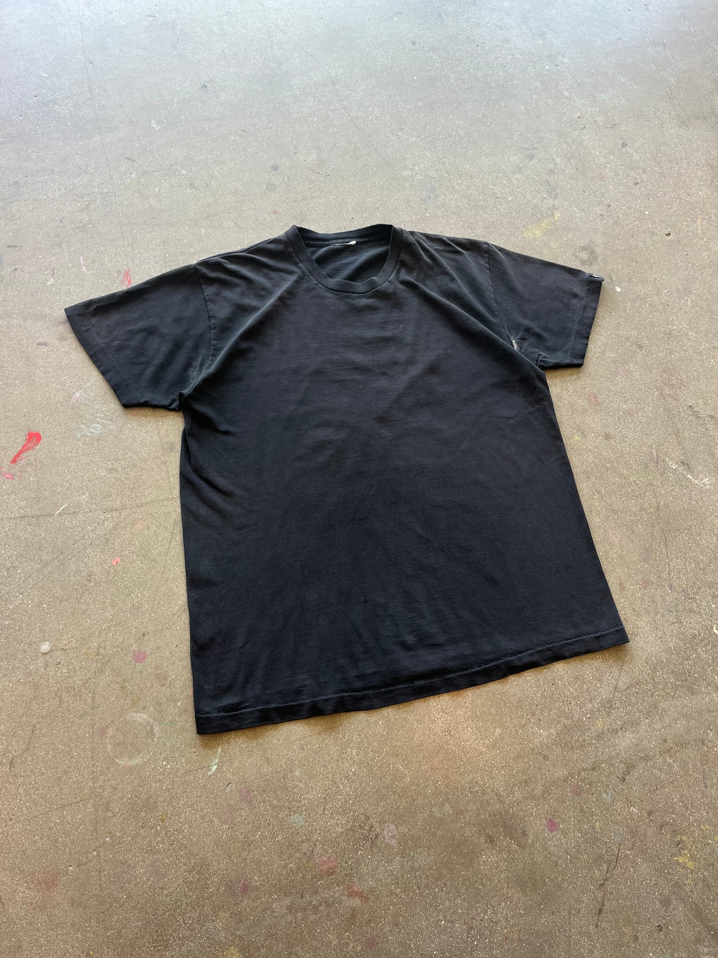 90’S FADED BLACK BLANK - L