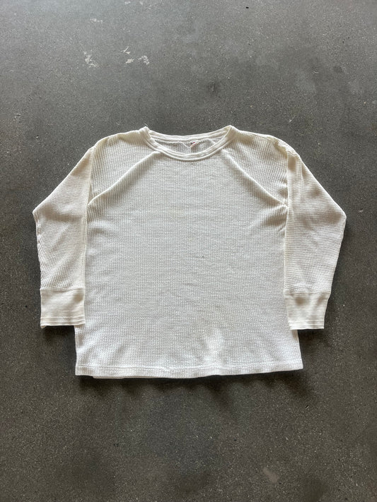 60’S CREAM RUSSELL WAFFLE THERMAL - BOXY M