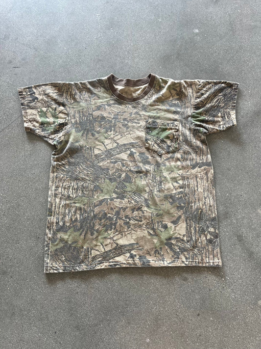 90’S REALTREE POCKET TEE - BOXY L/XL