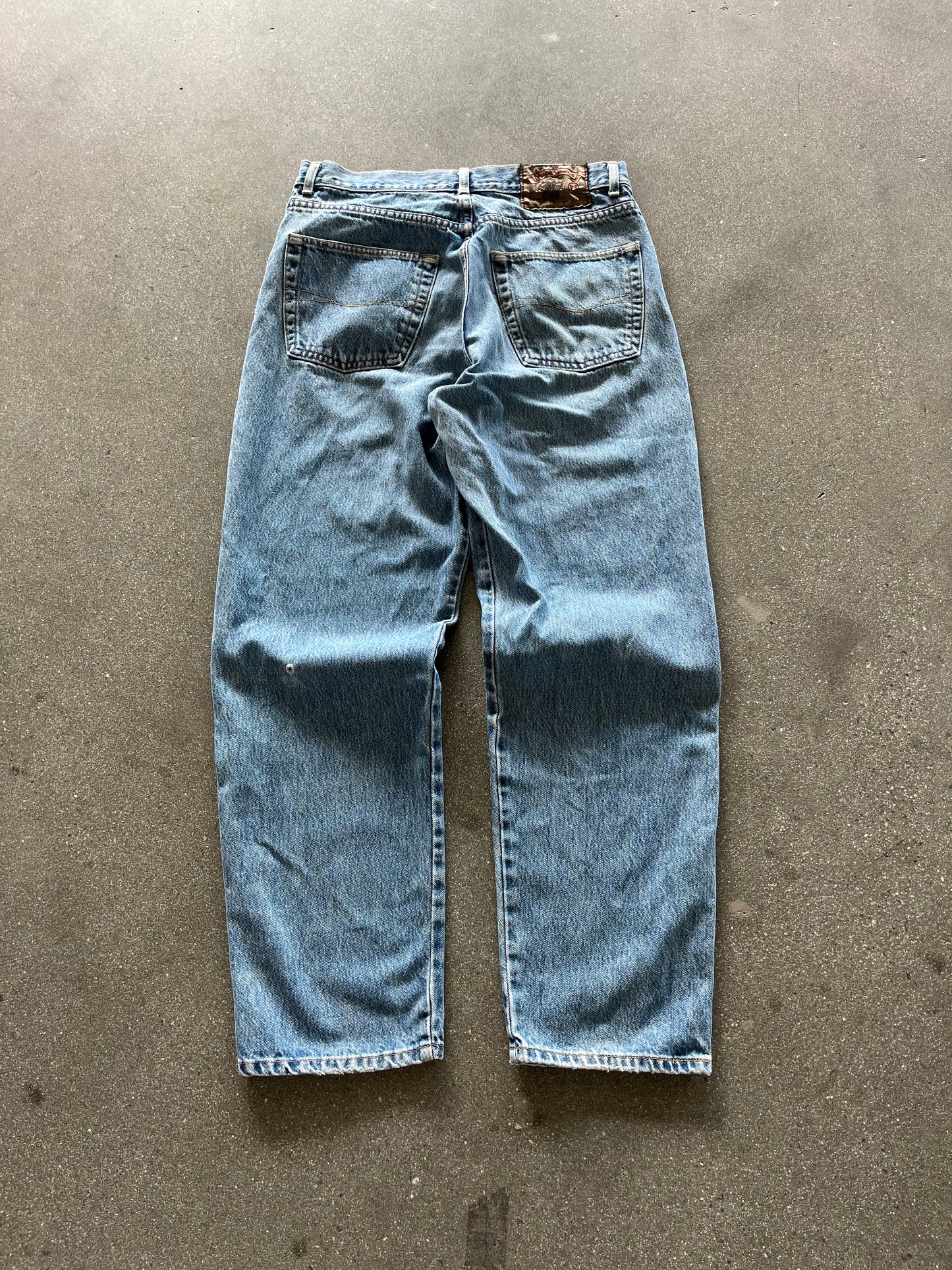 90’S BAGGY PEPE LONDON LIGHT WASH JEANS - 33