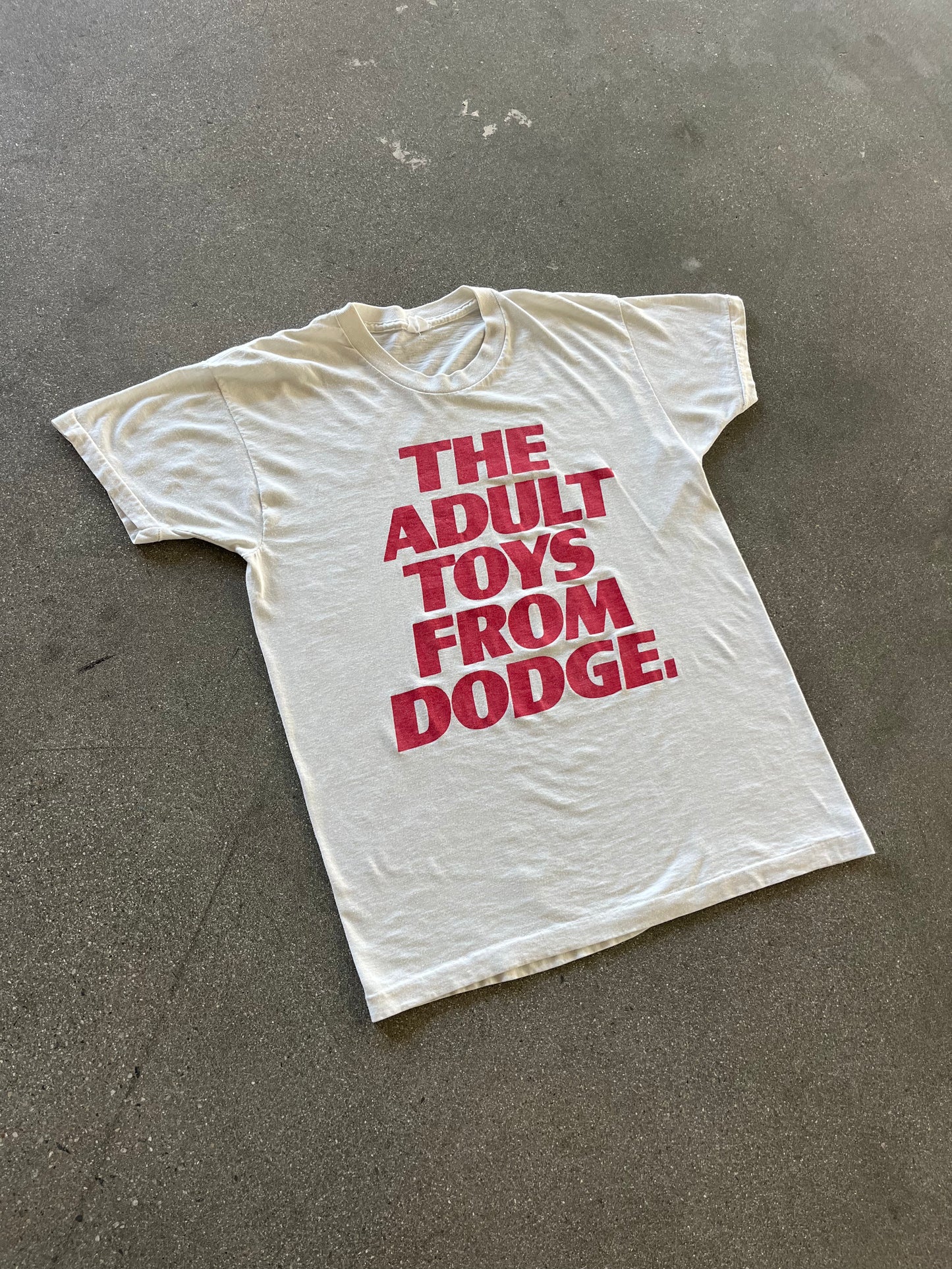 90’S “THE ADULT TOYS FROM DODGE” TEE - M