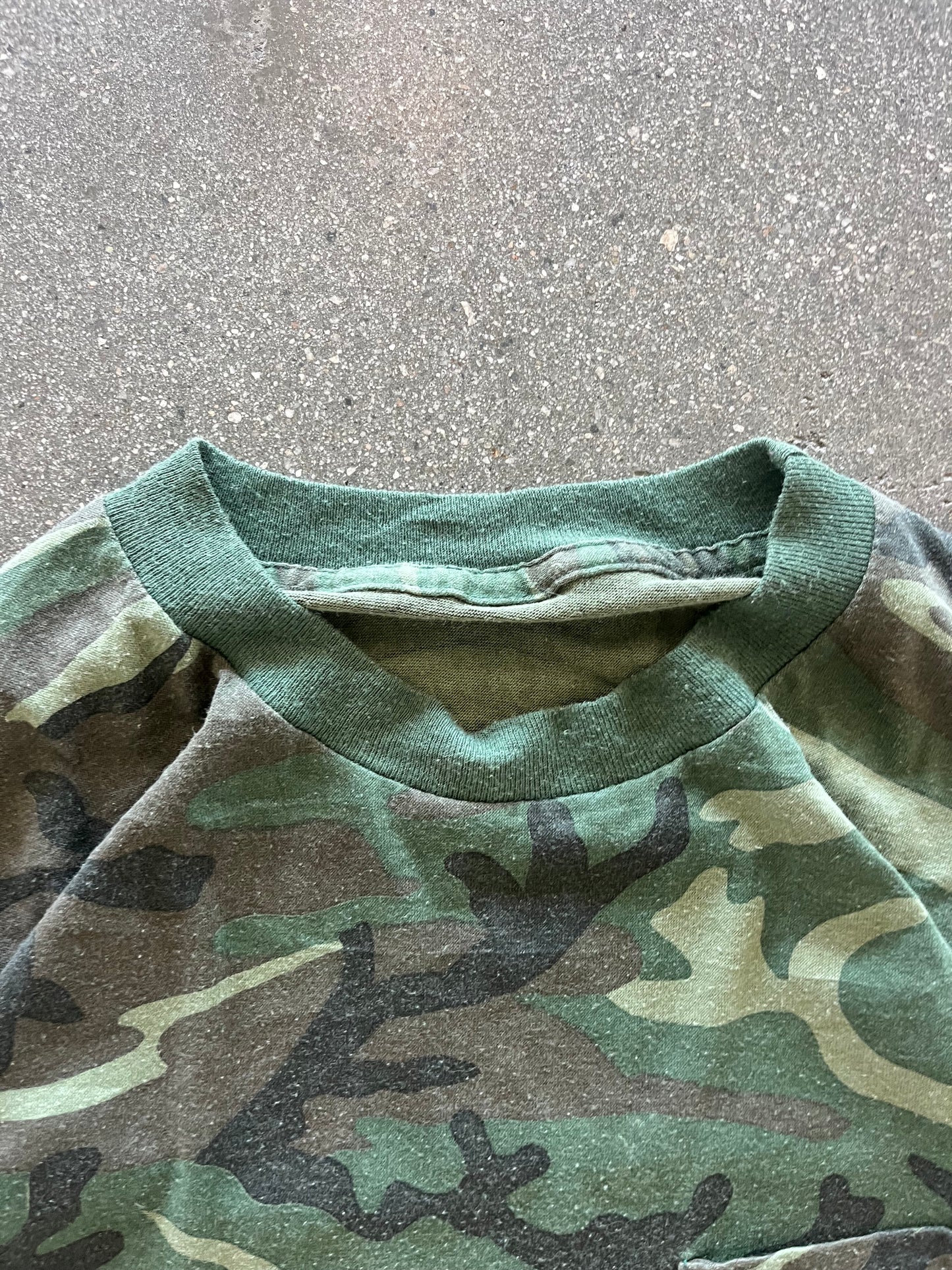 90’S ARMY CAMO POCKET LONGSLEEVE - S
