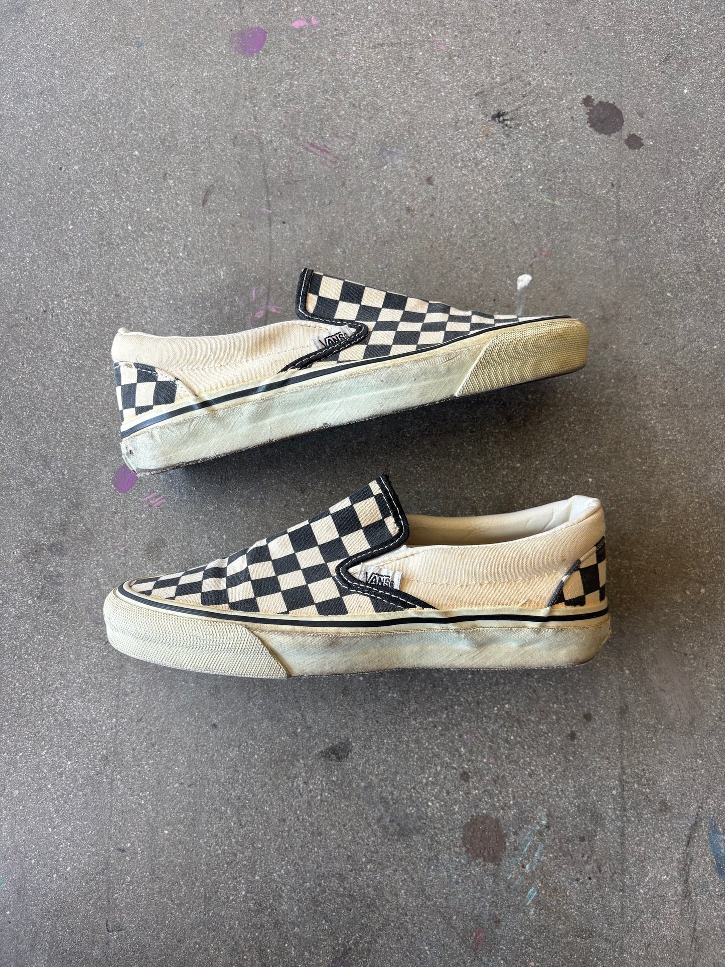 90’S miUSA CHECKERED VANS - 6.5