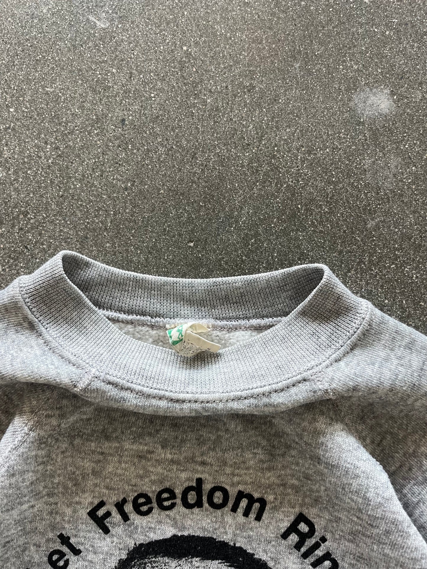 80’S RAGLAN “LET FREEDOM RISE!” MLK CREWNECK - XS/S