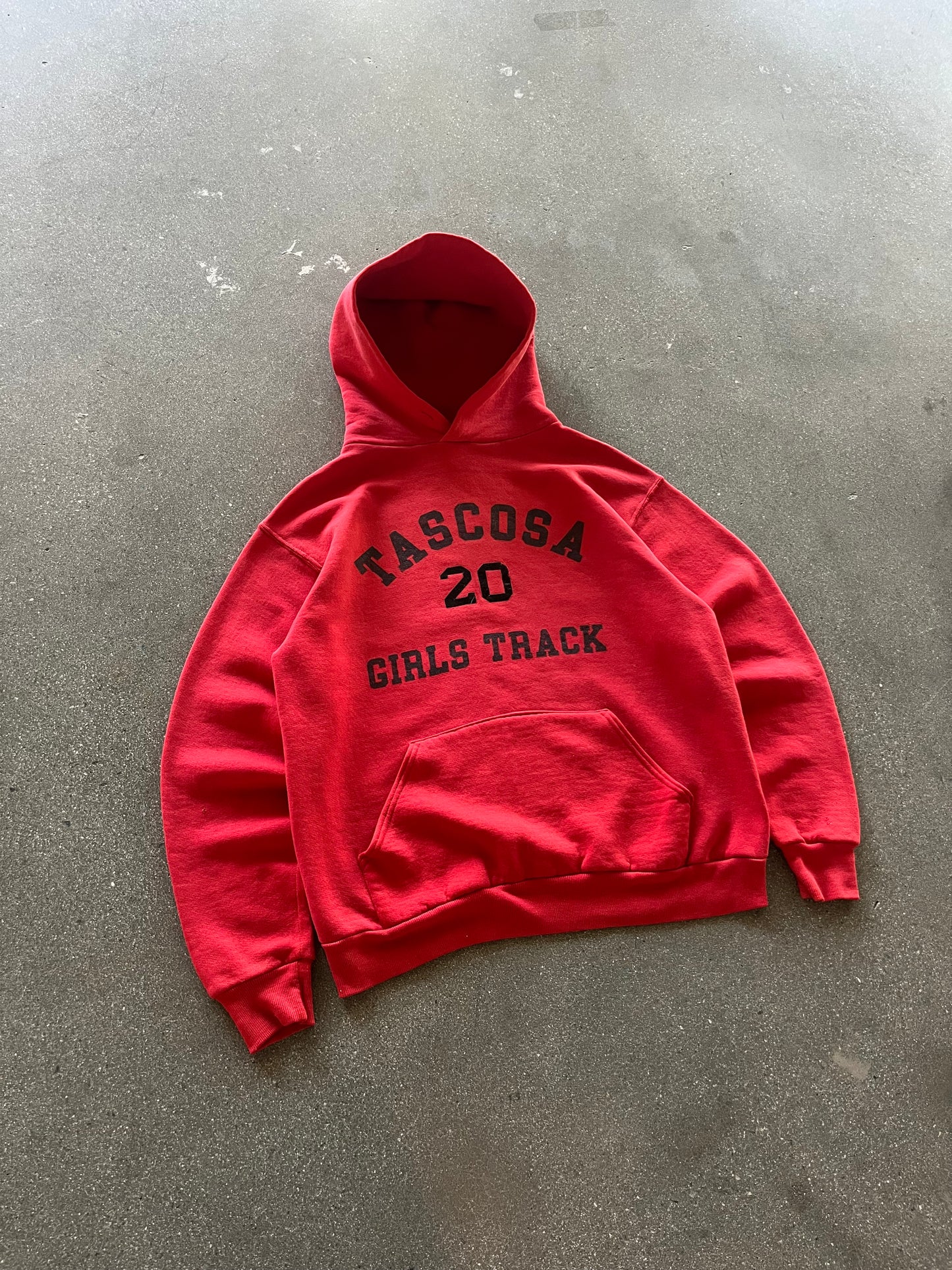 80’S “TASCOSA TRACK” RUSSELL HOODIE - M