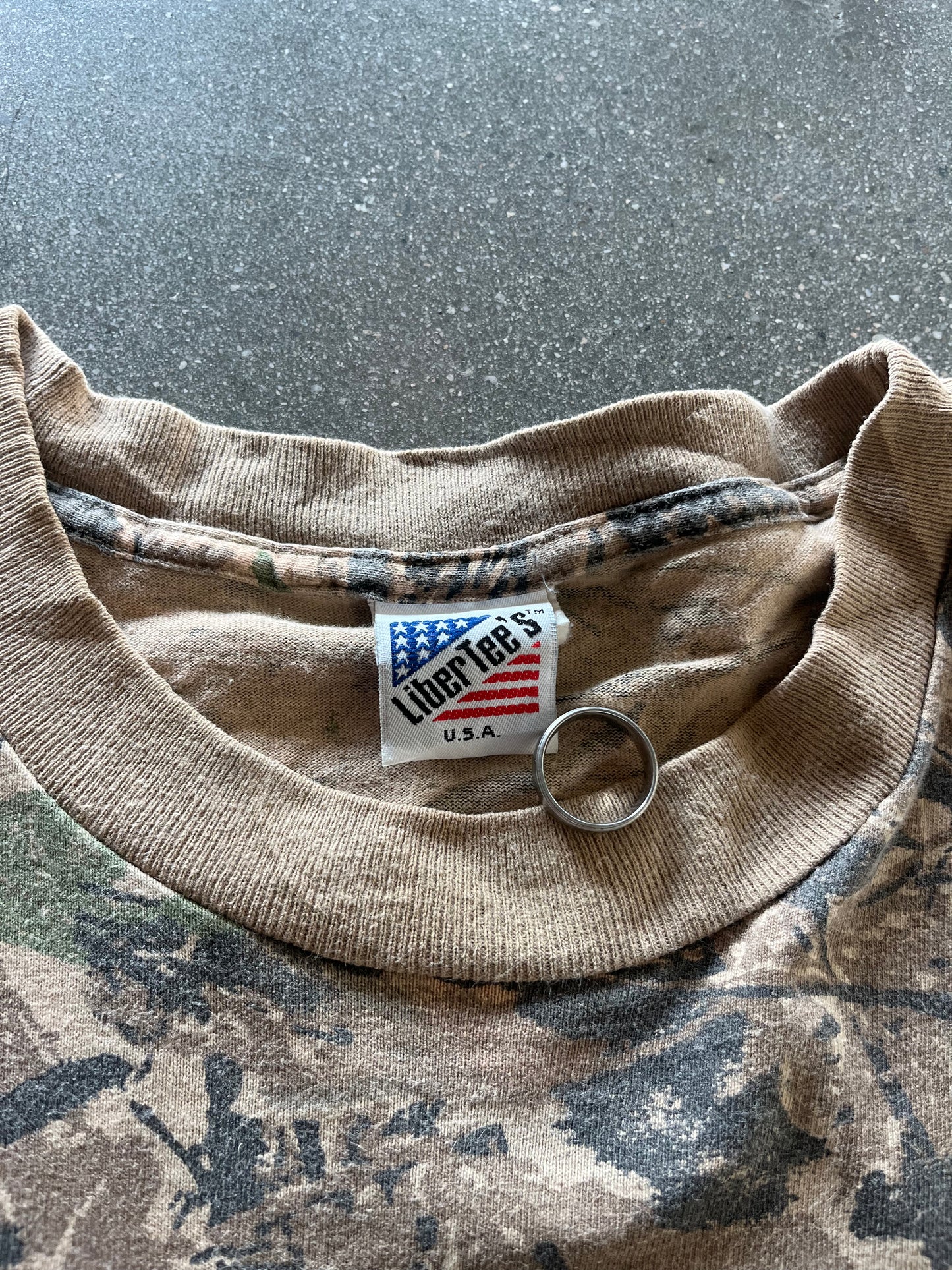 90’S REALTREE CAMO POCKET TEE - BOXY L