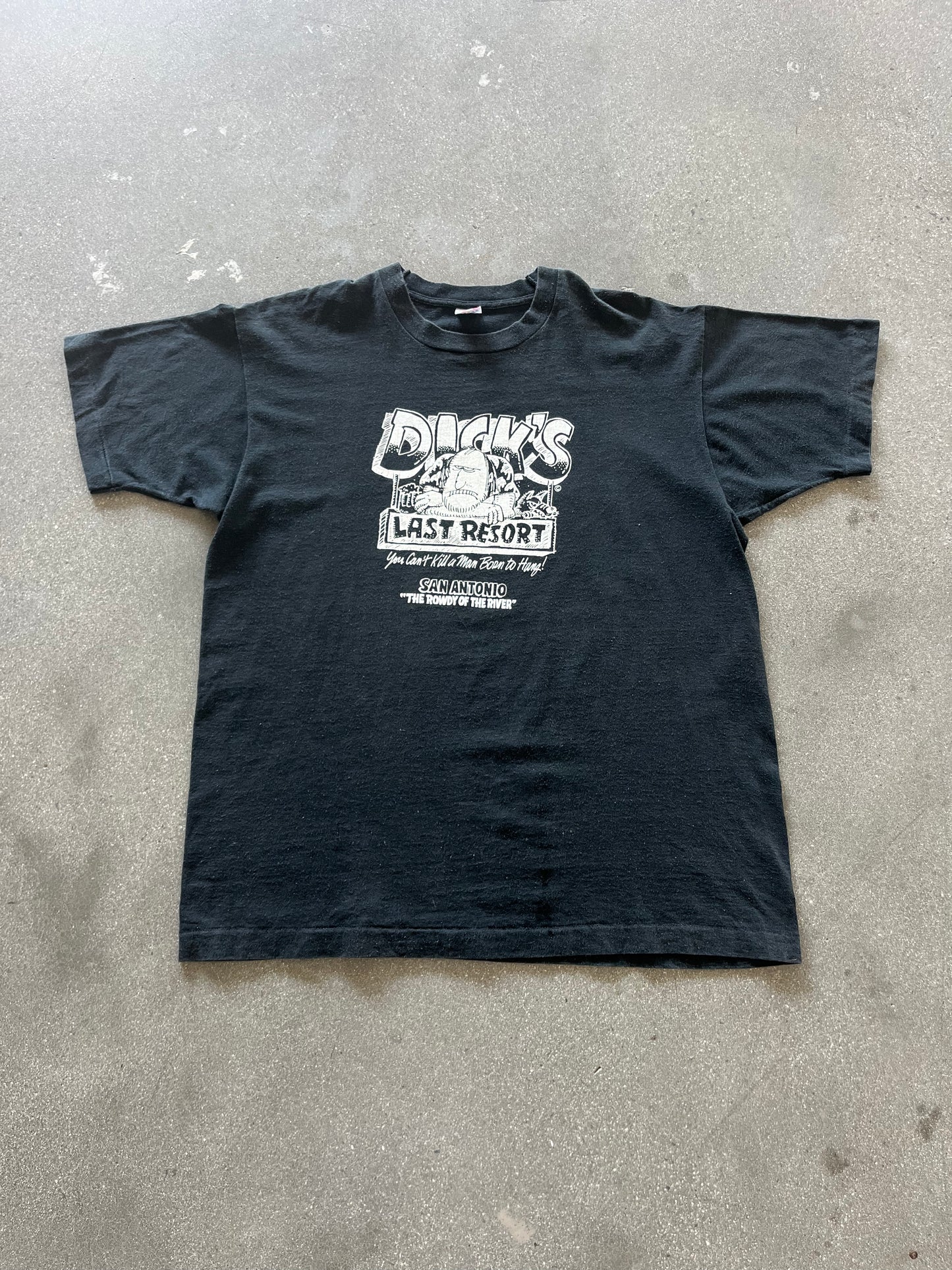 90’S “DICKS LAST RESORT” TEE - XL
