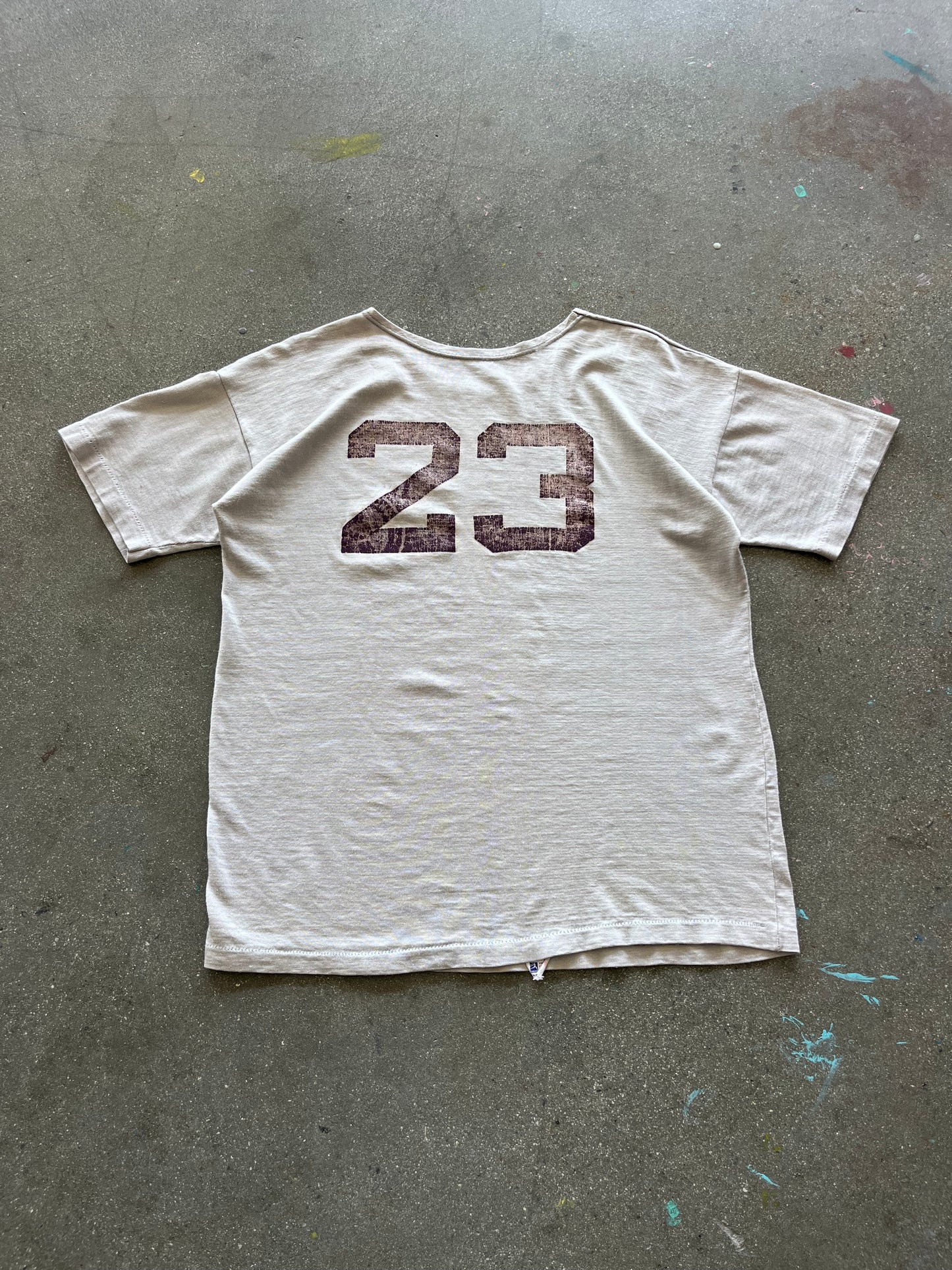50’S CHAMPION RUNNING MAN “H.E.A.” JERSEY TEE - L