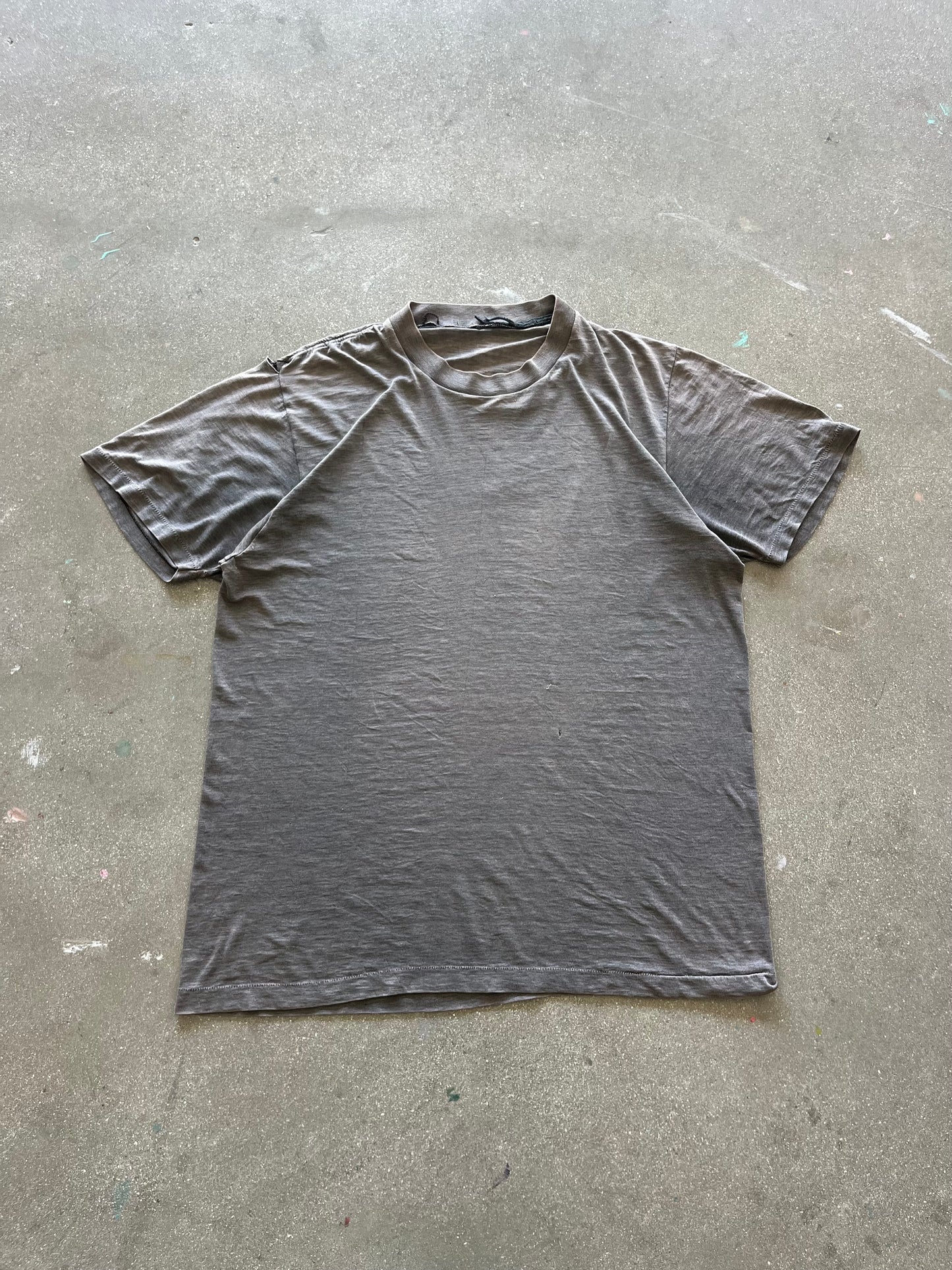 80’S FADED CHARCOAL BLANK - M/L