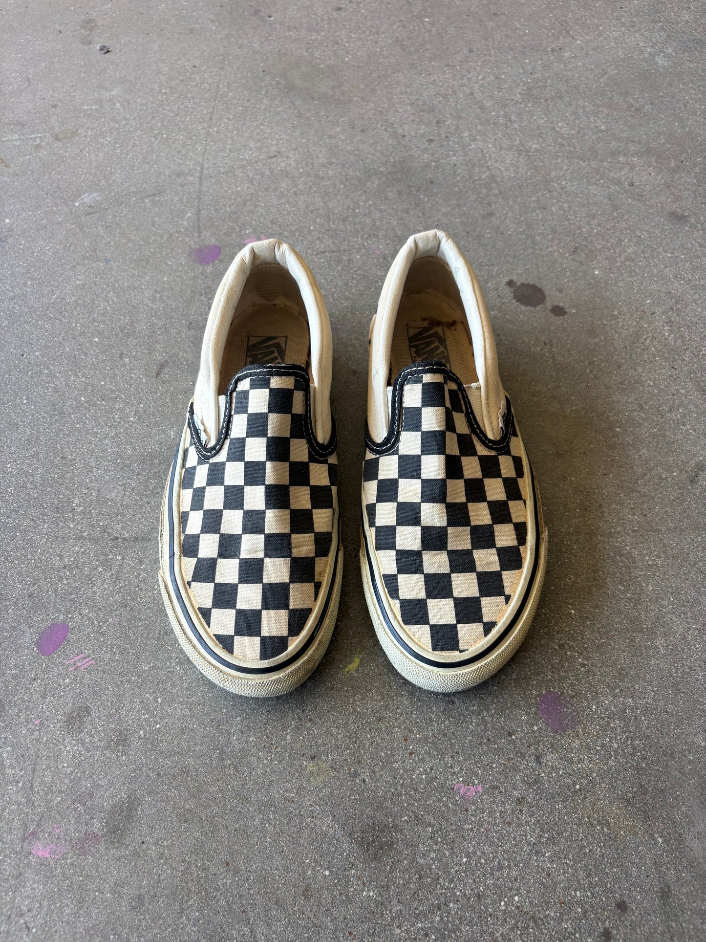 90’S miUSA CHECKERED VANS - 6.5