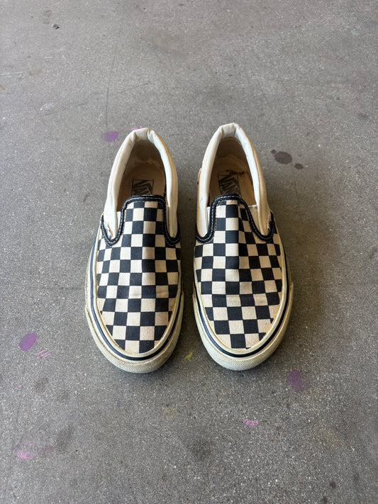 90’S miUSA CHECKERED VANS - 6.5