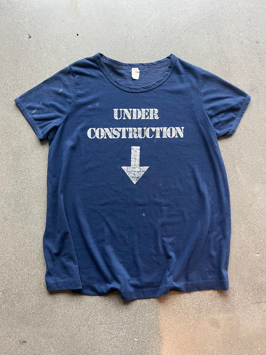 80’S “UNDER CONSTRUCTION” TEE - M/L