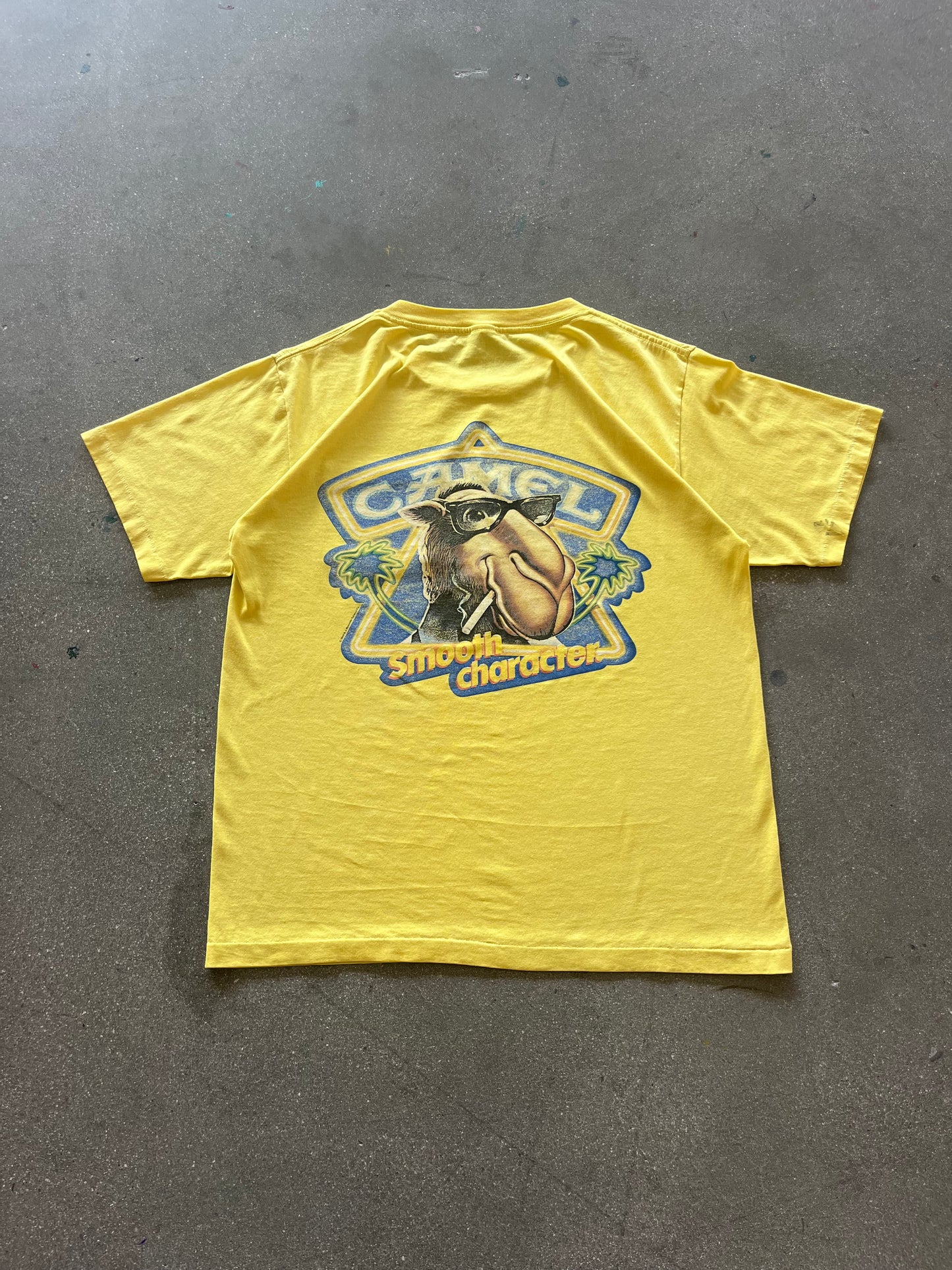 90’S CAMEL “SMOOTH CHARACTER” POCKET TEE - L