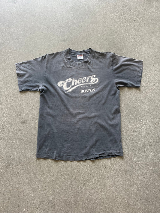90’S FADED CHEERS BOSTON TEE - L