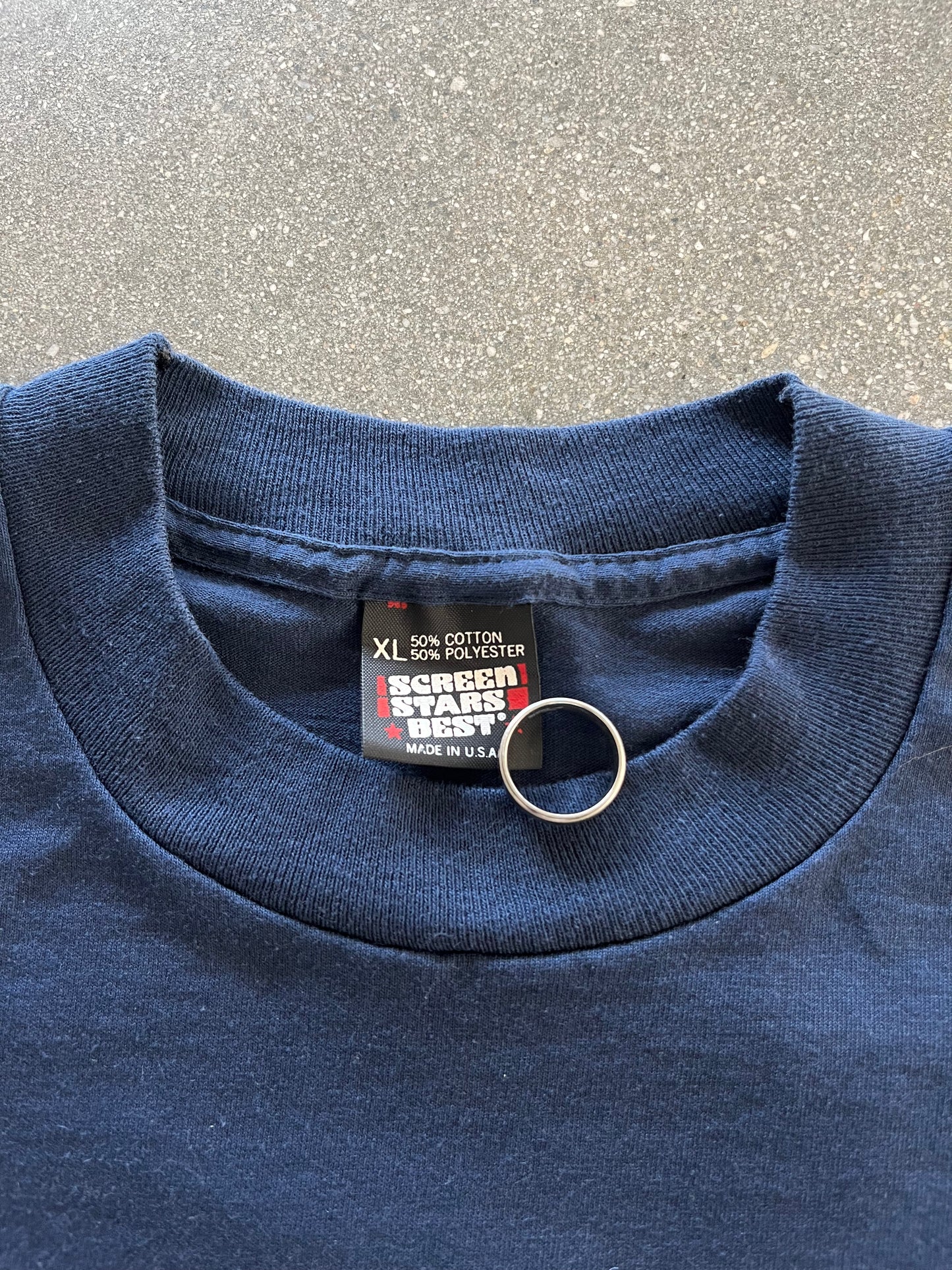 90’S “LIFE IS UNCERTAIN… EAT DESERT FIRST!” TEE - L/XL