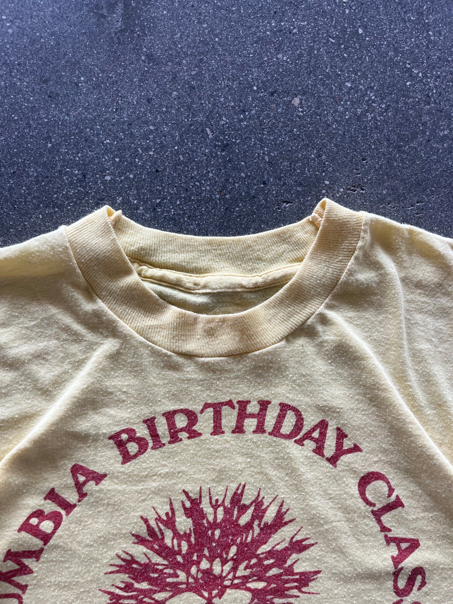 80’S “COLUMBIA BIRTHDAY CLASSIC” TEE - S/M