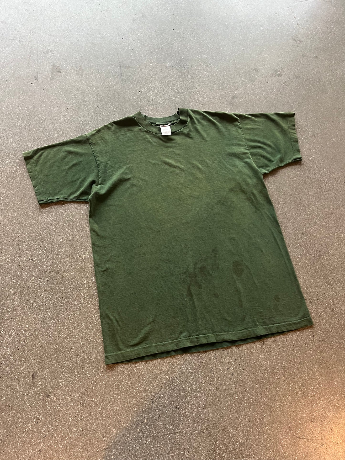 90’S FADED FOREST GREEN BLANK - XL