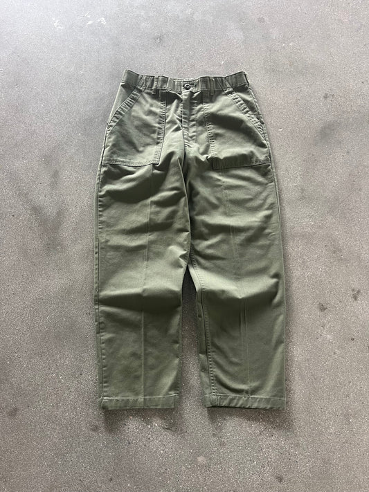 80’S MILITARY OG-107 FATIGUE PANTS - 32
