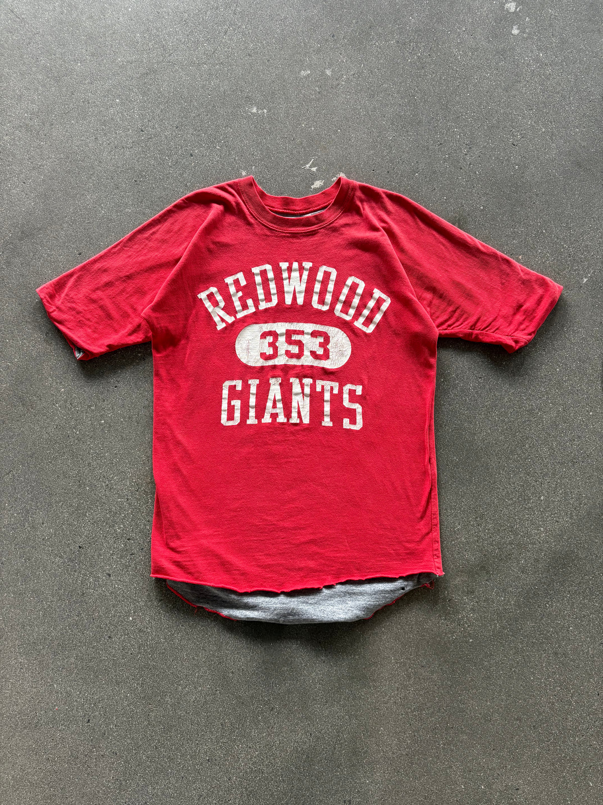 70’S TWO TONED “REDWOOD GIANTS” REVERSABLE TEE - M