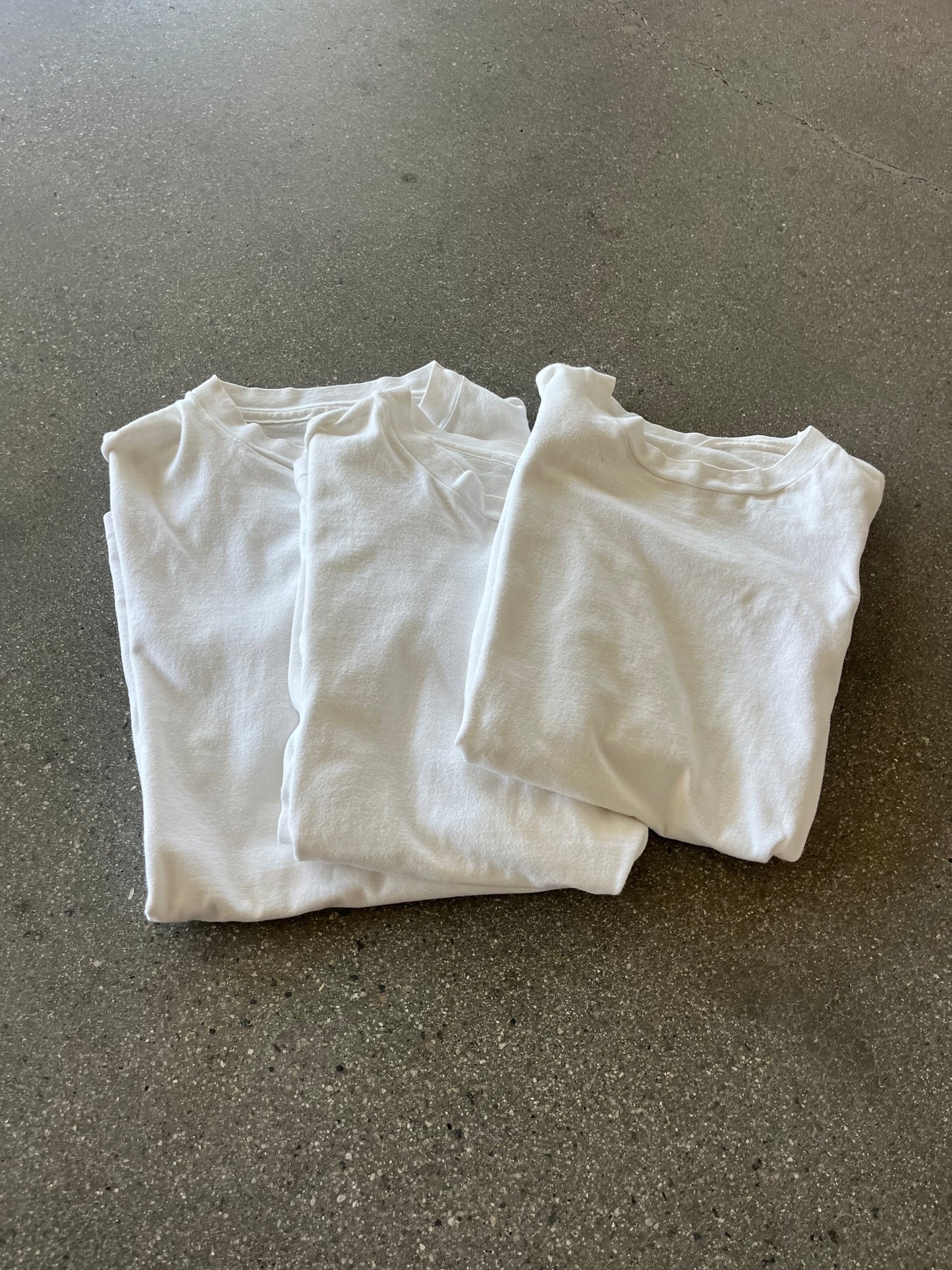 90’S WHITE SINGLE STITCH BLANKS (3 PACK) - L