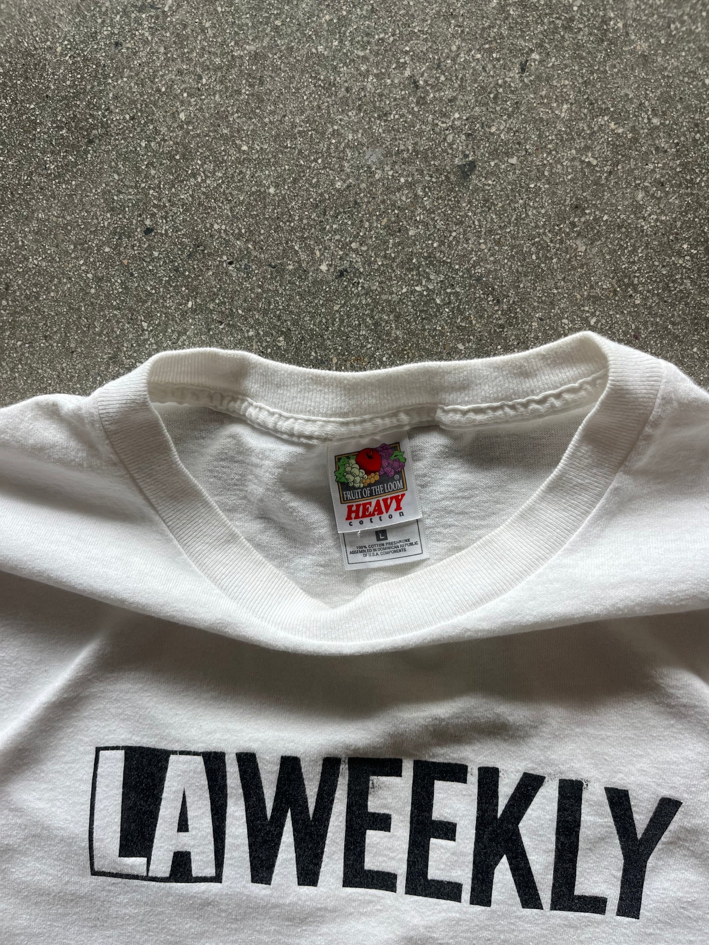 90’S LA WEEKLY PUBLICATION TEE - L