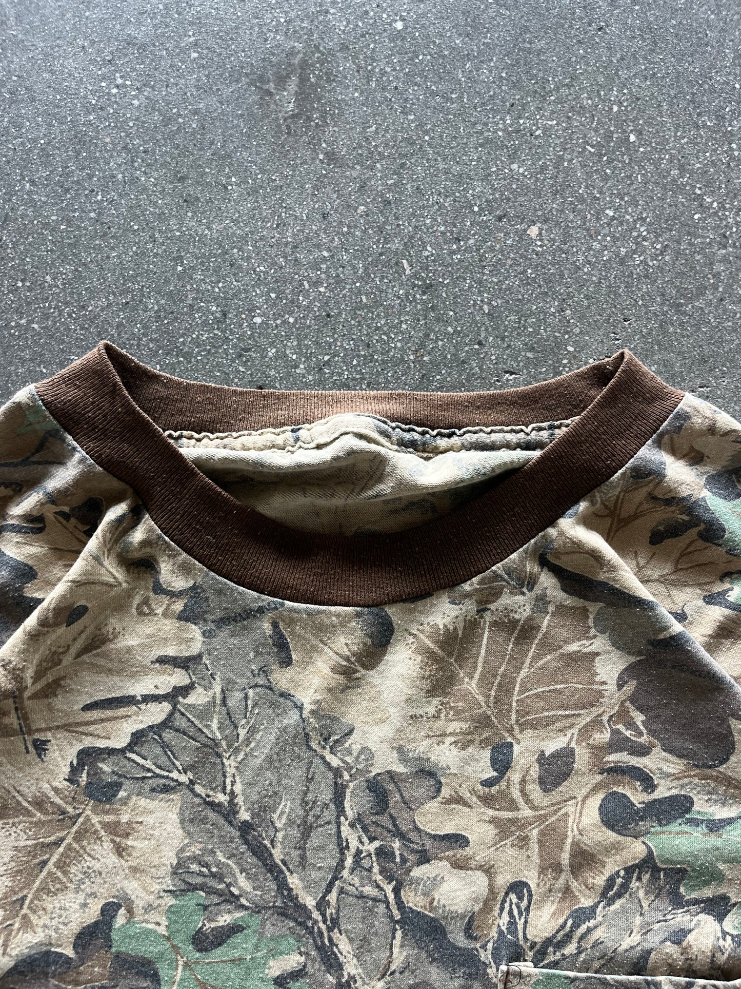 90’S REALTREE CAMO LONGSLEEVE POCKET - BOXY L