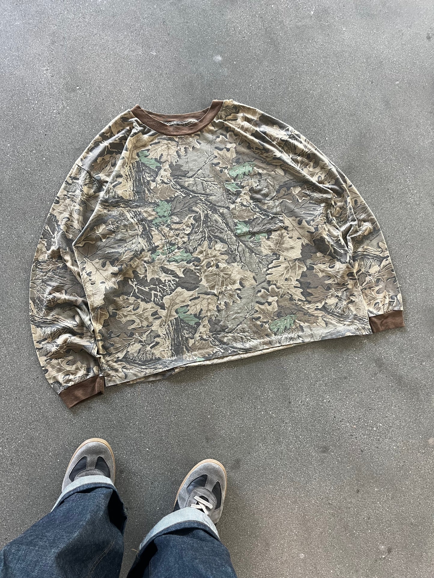 90’S REALTREE POCKET LONGSLEEVE - BOXY L/XL