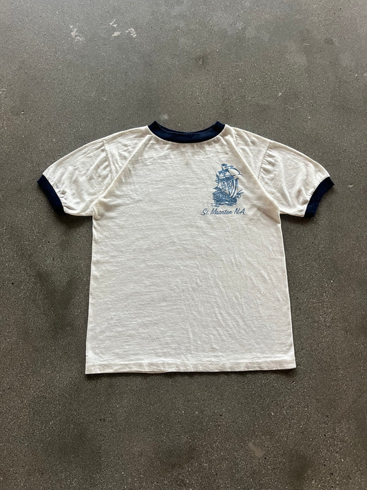 80’S “ST. MAARTEN” SHIP RINGER - M