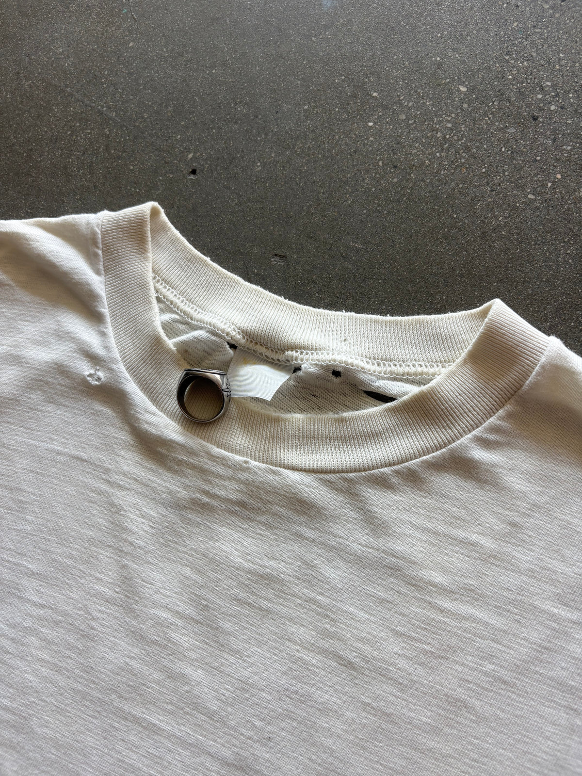 70’S JC PENNEY WHITE BLANK - L/XL
