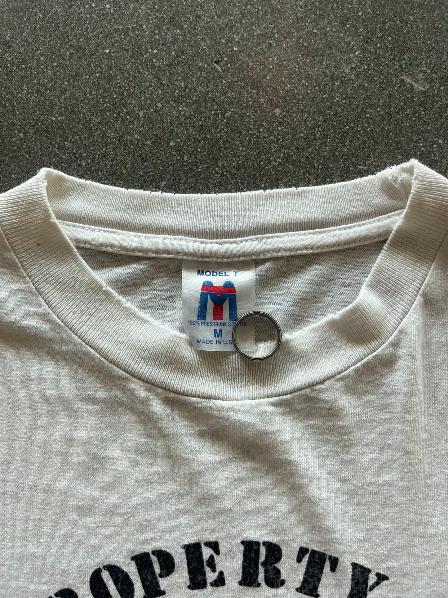 90’S ALCATRAZ SWIM TEAM TEE - M