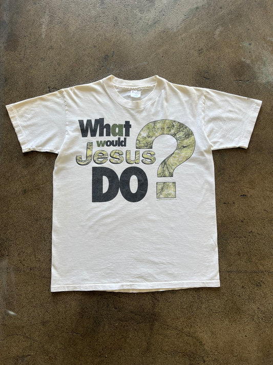 90’S “WHAT WOULD JESUS DO?” TEE - L