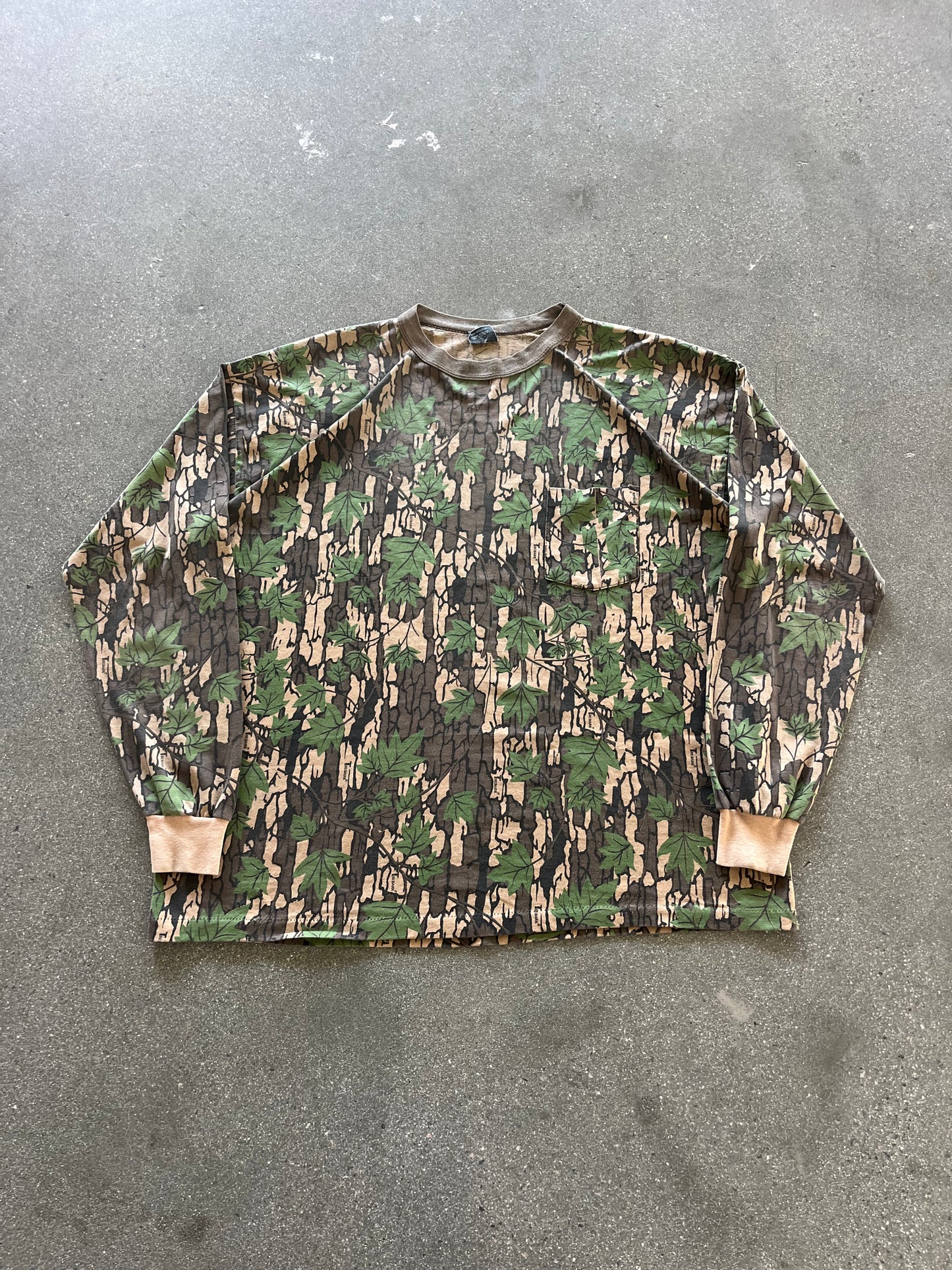 90’S REALTREE CAMO POCKET LONGSLEEVE - BOXY XL