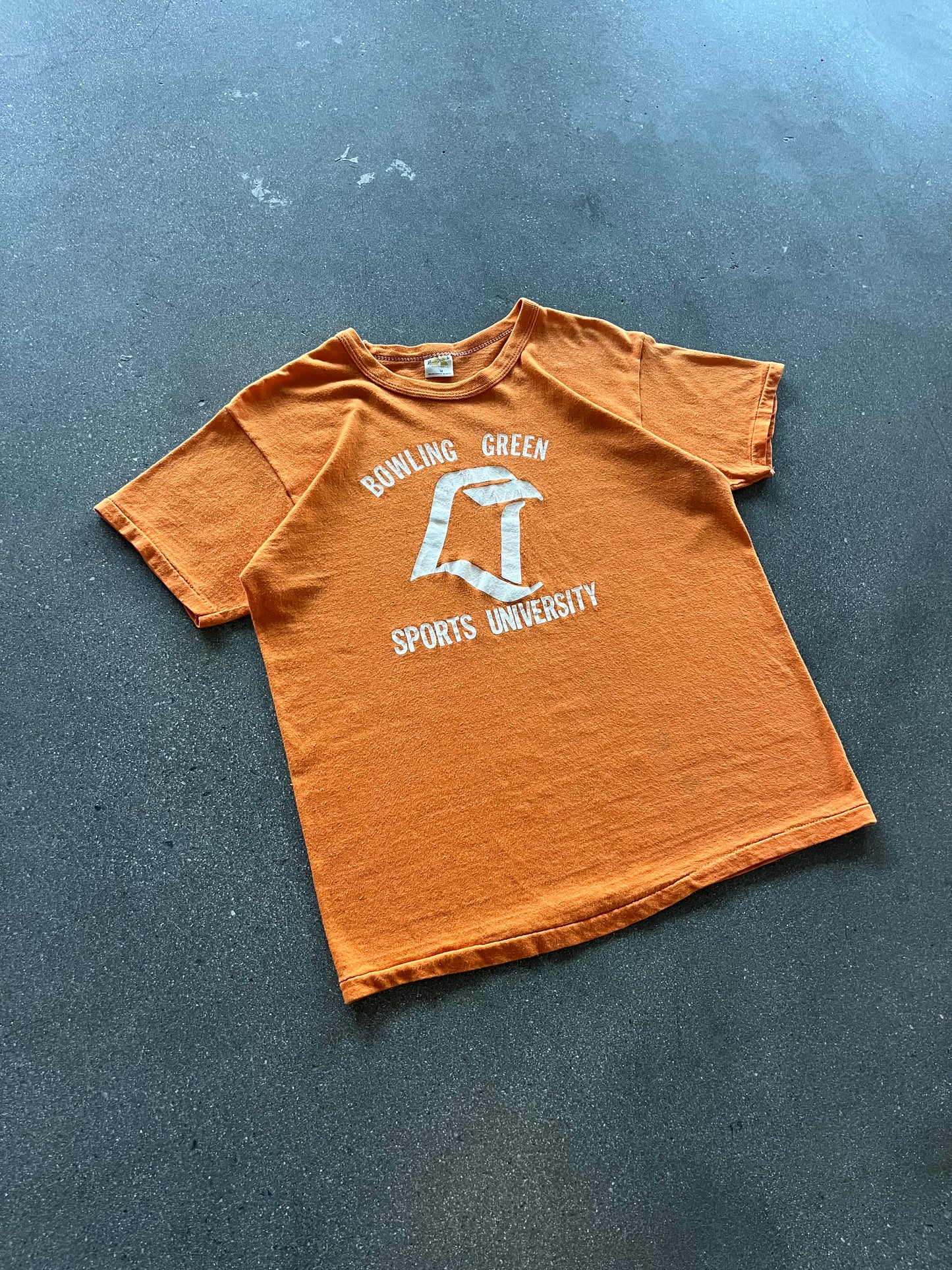 70’S SUNKIST “BOWLING GREEN ACADEMY” RUSSELL TEE - M