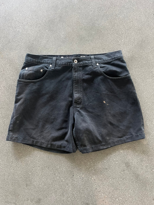 90’S BLACK BAGGY LEVI’S SILVERTAB JORTS - 32