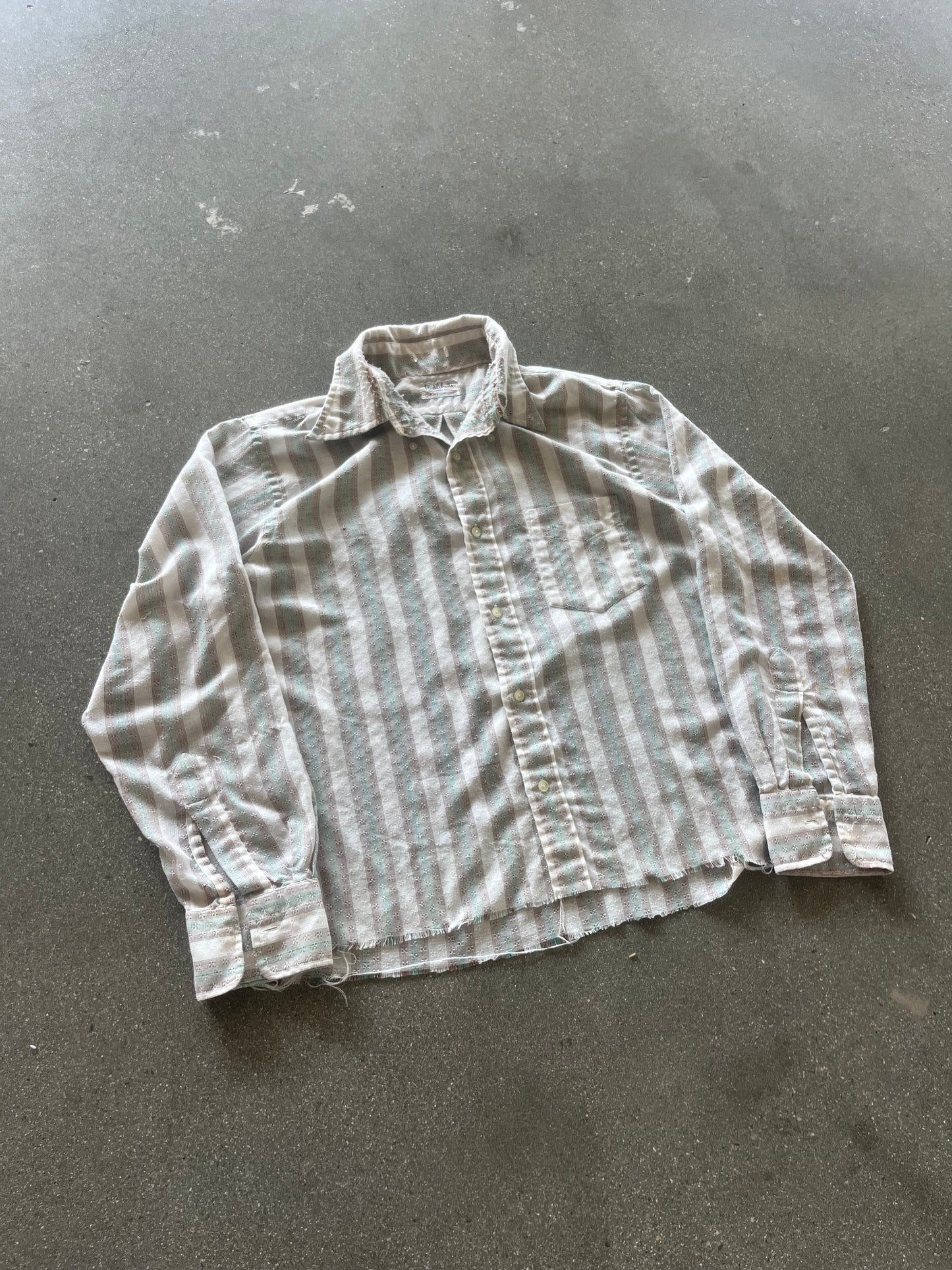 70’S STRIPED MYKLEBUST BUTTON UP - BOXY M