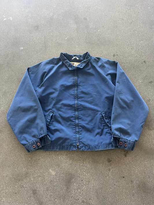 90’S BLUE DETROIT STYLE COACH ZIP UP - BOXY M/L