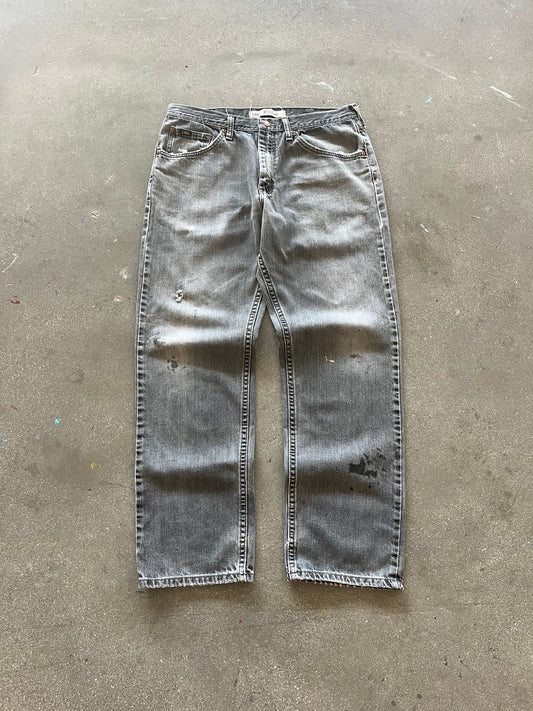 2000’S FADED CEMENT LEE’S PAINT SPLATTER DENIM - 33