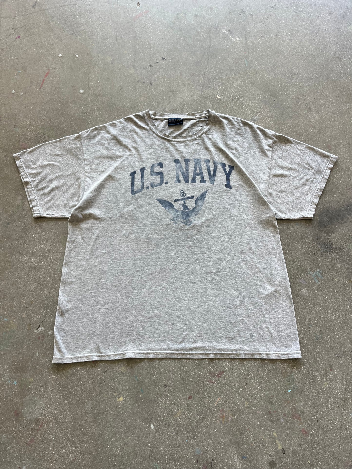 2000’S FADED U.S. NAVY TEE - BOXY XL