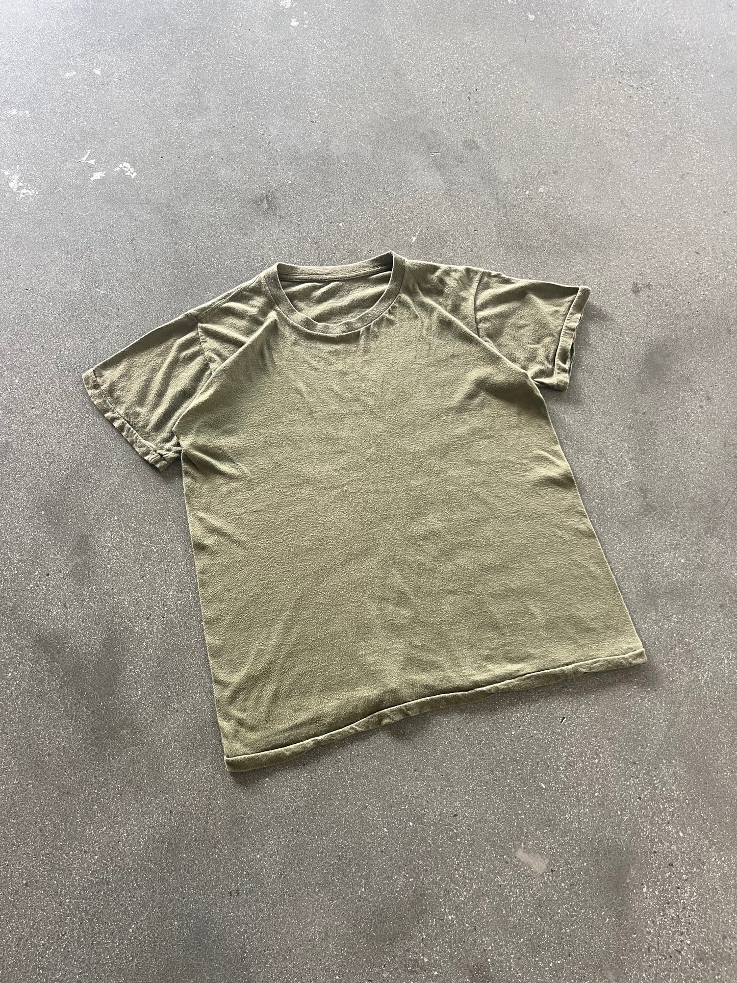 80’S MATCHA GREEN ARMY BLANK - M/L