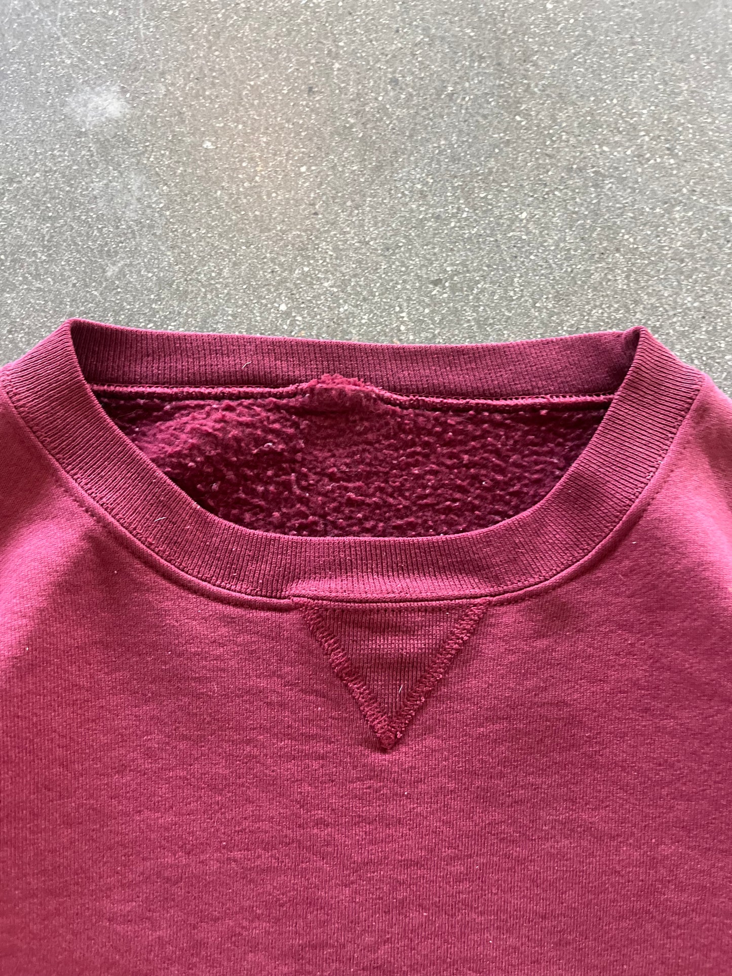 90’S MAROON RUSSELL ATHLETIC CREWNECK - BOXY M/L