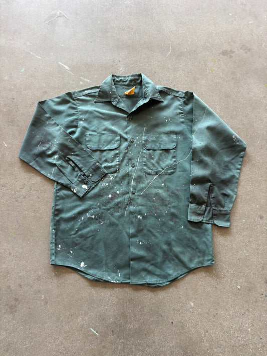 70’S PAINTER 50/50 WORK SHIRT - L