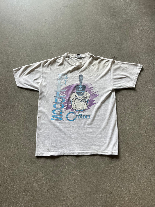 90’S FADED CITADEL BULLDOGS TEE - BOXY L