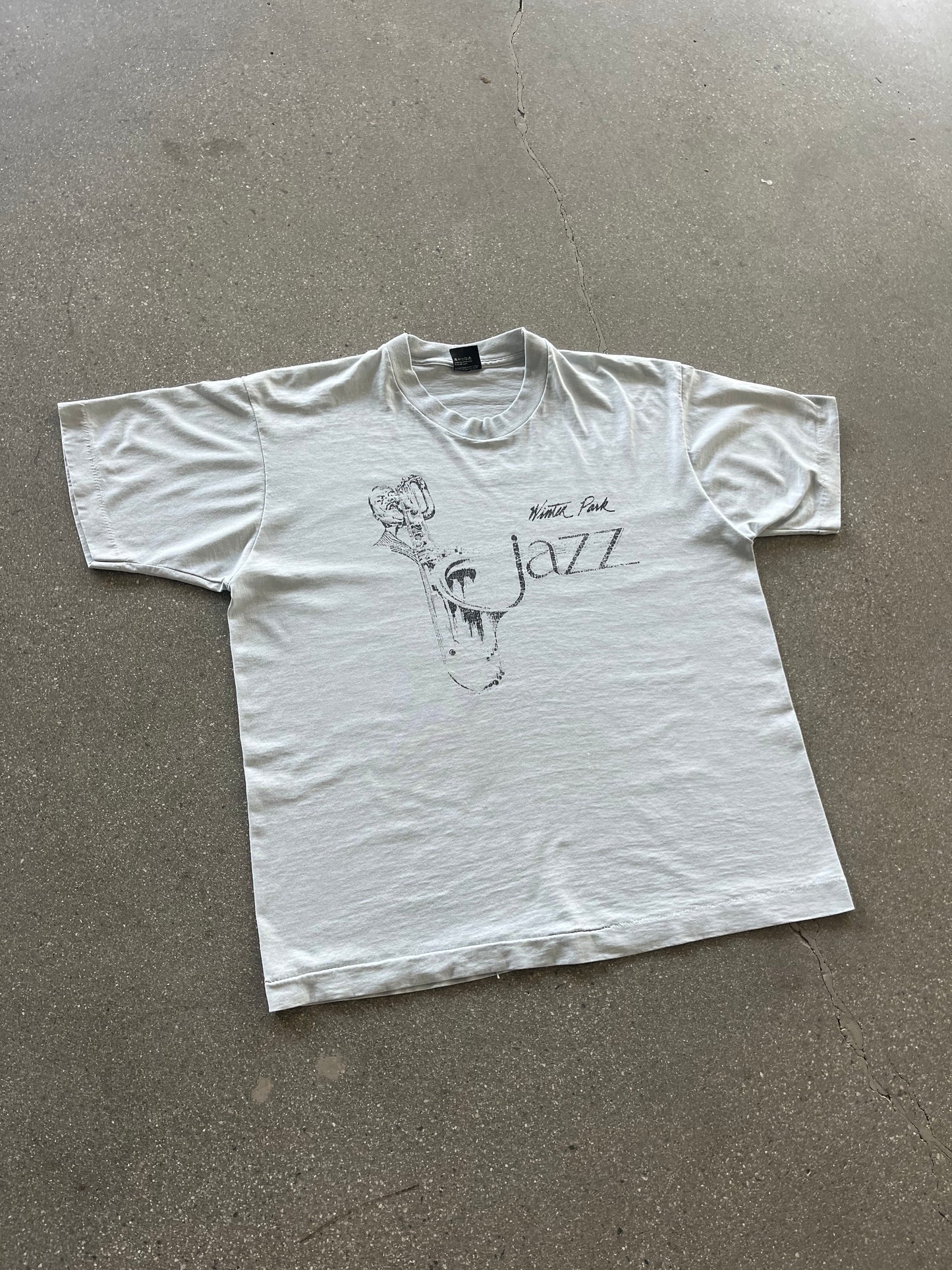 90’S FADED “WINTER PARK JAZZ” TEE - BOXY L