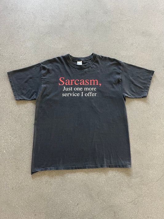 2000’S “SARCASM” TEE - L