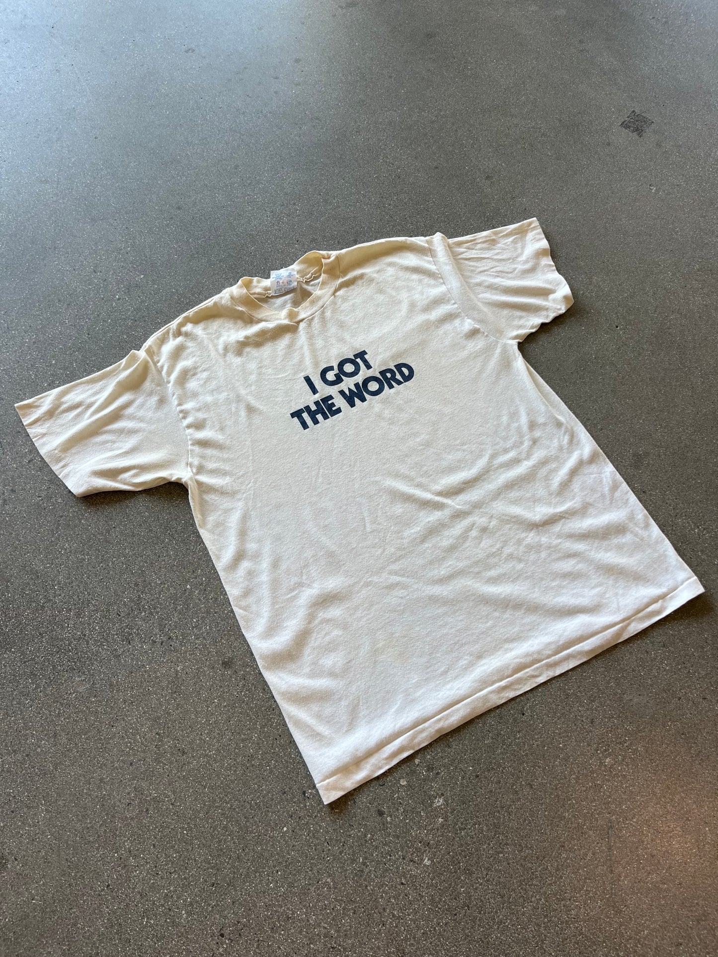 90’S “I GOT THE WORD” TEE - L/XL