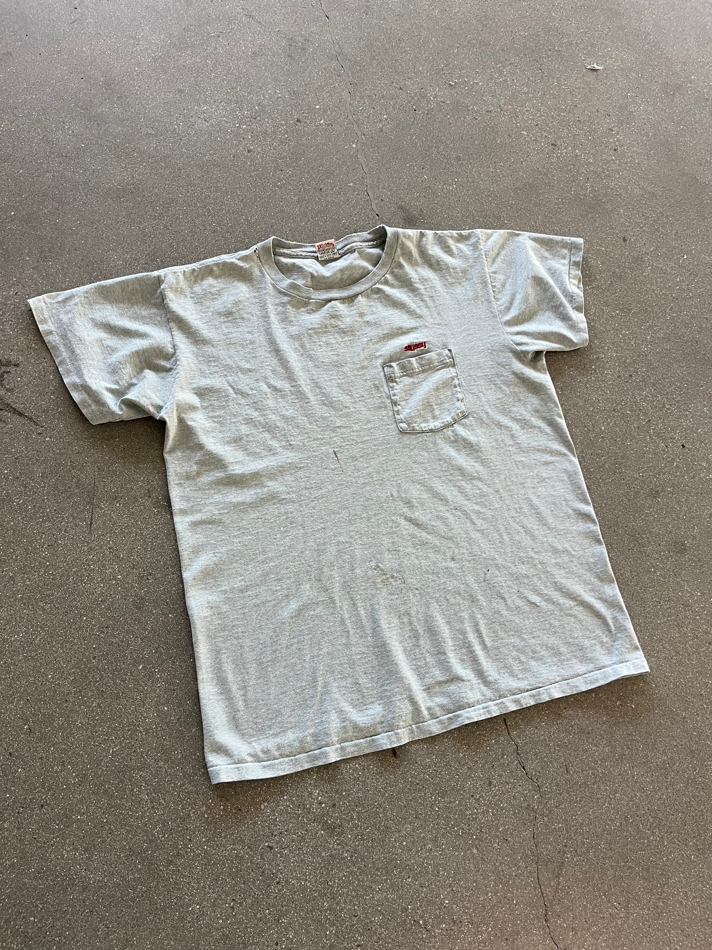 90’S STUSSY POCKET TEE - M/L