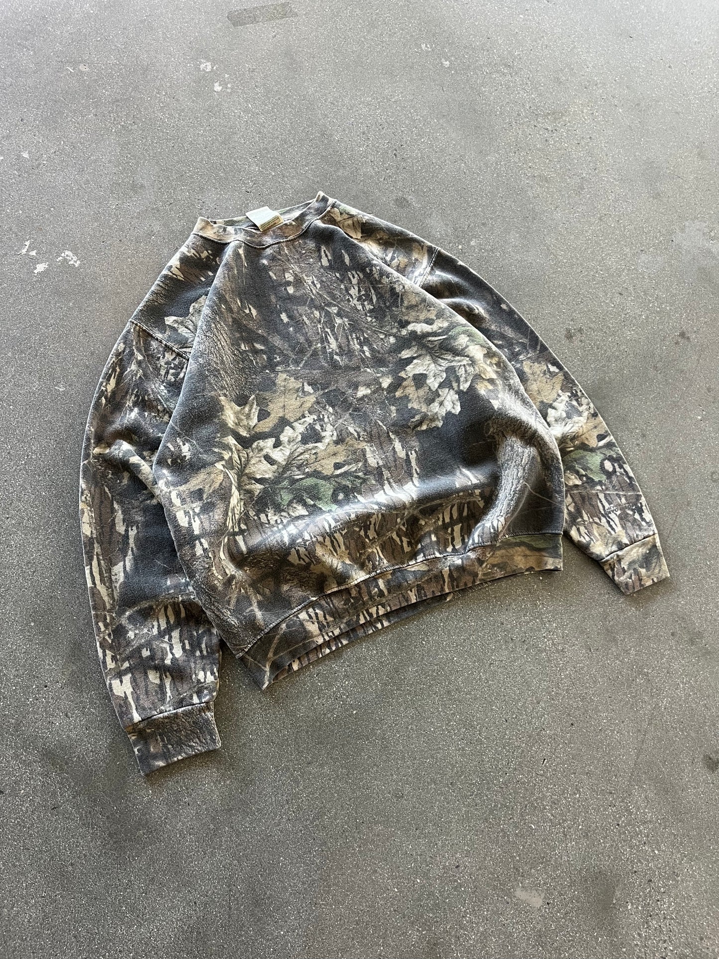 90’S REALTREE CAMO CREWNECK - BOXY L
