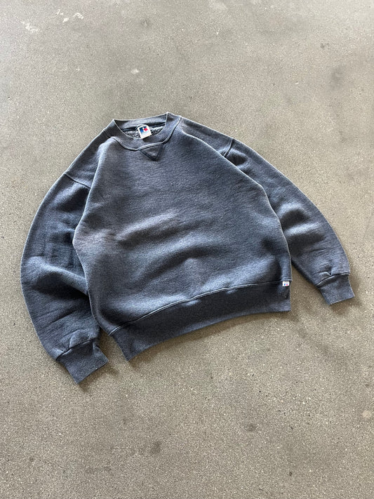 90’S FADED NAVY RUSSELL CREWNECK - BOXY M