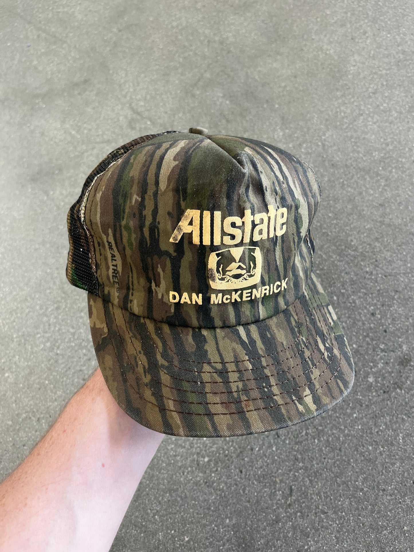 90’S REALTREE CAMO “ALLSTATE” HAT - ONE SIZE
